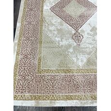 Ковер LOWA 1.6х2.3 A3582A_IVORY / PINK Полиэстер Турция, фото , изображение 5