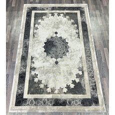 Ковер LISA 1.6х3 AA610A_IVORY / ANTRASIT Полиэстер Турция, фото 