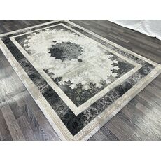 Ковер LISA 1.6х2.3 AA610A_IVORY / ANTRASIT Полиэстер Турция, фото , изображение 3