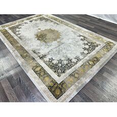 Ковер LISA 0.8х1.5 AA610A_IVORY / MUSTARD Полиэстер Турция, фото , изображение 3