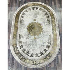 Ковер LISA 0.8х1.5 AA610A_IVORY / MUSTARD Полиэстер Турция, фото , изображение 6