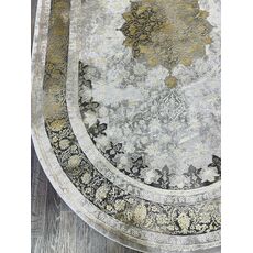 Ковер LISA 0.8х1.5 AA610A_IVORY / MUSTARD Полиэстер Турция, фото , изображение 9