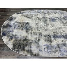 Ковер LISA 1.6х2.3 AA611A_L.GREY / BLUE Полиэстер Турция, фото , изображение 10