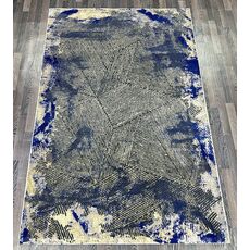 Ковер LISA 1.6х2.3 AA616A_BEIGE / BLUE Полиэстер Турция, фото 