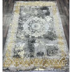 Ковер LISA 1.6х3 AA627A_IVORY / MUSTARD Полиэстер Турция, фото , изображение 2