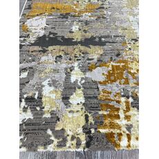 Ковер ANTRASIT 2х3 AN14B_DARK GREY SHRINK / GOLD FDY Полиэстер Турция, фото , изображение 4