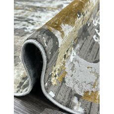 Ковер ANTRASIT 2х3 AN14B_DARK GREY SHRINK / GOLD FDY Полиэстер Турция, фото , изображение 5