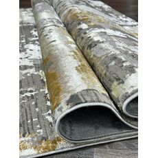 Ковер ANTRASIT 2х3 AN14B_DARK GREY SHRINK / GOLD FDY Полиэстер Турция, фото , изображение 9