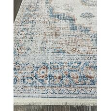 Ковер DOLCE 1.5х2.3 AB426B_CREAM / BLUE Полиэстер Турция, фото , изображение 4