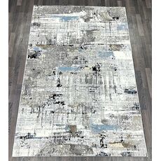 Ковер SANANDAJ 2.4х3.4 B026A_L GREY SHRINK / LIHGT GREY Полиэстер Турция, фото 