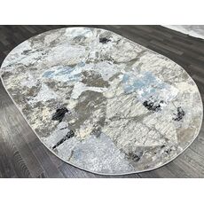 Ковер SANANDAJ 2.4х3.4 B027A_L GREY SHRINK / LIHGT GREY Полиэстер Турция, фото , изображение 6