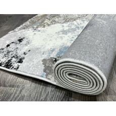 Ковер SANANDAJ 0.8х1.5 B027A_L GREY SHRINK / LIHGT GREY Полиэстер Турция, фото , изображение 16