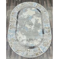 Ковер SANANDAJ 1.6х2.3 B029A_L GREY SHRINK / LIHGT GREY Полиэстер Турция, фото , изображение 5