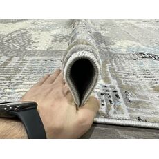 Ковер SANANDAJ 2.4х3.4 B029A_L GREY SHRINK / LIHGT GREY Полиэстер Турция, фото , изображение 10