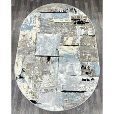 Ковер SANANDAJ 2х3 B031A_L GREY SHRINK / LIHGT GREY Полиэстер Турция, фото , изображение 5