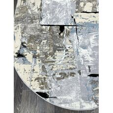 Ковер SANANDAJ 1.6х2.3 B031A_L GREY SHRINK / LIHGT GREY Полиэстер Турция, фото , изображение 8