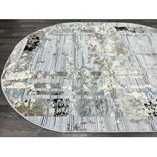 Ковер SANANDAJ 1.6х2.3 B034A_L GREY SHRINK / LIHGT GREY Полиэстер Турция, фото , изображение 9