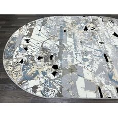 Ковер SANANDAJ 1.6х2.3 B037A_L GREY SHRINK / LIHGT GREY Полиэстер Турция, фото , изображение 9
