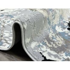 Ковер SANANDAJ 1.6х2.3 B037A_L GREY SHRINK / LIHGT GREY Полиэстер Турция, фото , изображение 11