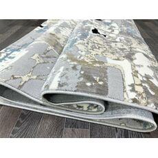 Ковер SANANDAJ 0.8х1.5 B037A_L GREY SHRINK / LIHGT GREY Полиэстер Турция, фото , изображение 16