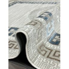 Ковер LUNA 1.6х2.3 B045A_BLUE FDY / BEIGE SHRINK Heat Set, Полиэстер Турция, фото , изображение 11