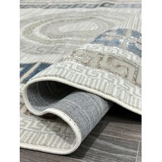 Ковер LUNA 1.6х2.3 B045A_BLUE FDY / BEIGE SHRINK Heat Set, Полиэстер Турция, фото , изображение 12