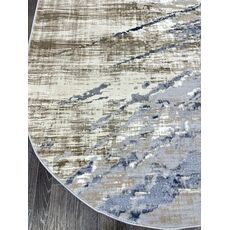 Ковер SEMNAN 2х3 D038A_CREAM SHIRINK / BLUE FDY Полиэстер Турция, фото , изображение 9