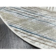 Ковер LUNA 1.6х2.3 B048A_BLUE FDY / BEIGE SHRINK Heat Set, Полиэстер Турция, фото , изображение 8