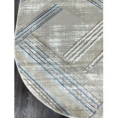 Ковер LUNA 1.6х2.3 B048A_BLUE FDY / BEIGE SHRINK Heat Set, Полиэстер Турция, фото , изображение 9
