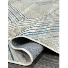 Ковер LUNA 1.6х2.3 B048A_BLUE FDY / BEIGE SHRINK Heat Set, Полиэстер Турция, фото , изображение 12