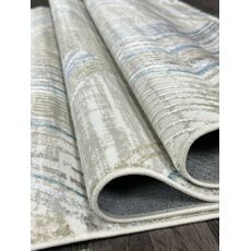 Ковер LUNA 1.6х2.3 B048A_BLUE FDY / BEIGE SHRINK Heat Set, Полиэстер Турция, фото , изображение 16