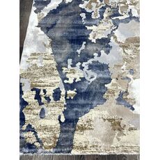 Ковер SEMNAN 0.8х1.5 D039A_CREAM SHIRINK / BLUE FDY Полиэстер Турция, фото , изображение 5