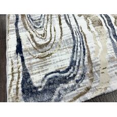 Ковер SEMNAN 0.8х1.5 D065A_CREAM SHIRINK / BLUE FDY Полиэстер Турция, фото , изображение 4