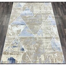 Ковер SEMNAN 2х3 D067A_CREAM SHIRINK / BLUE FDY Полиэстер Турция, фото , изображение 2