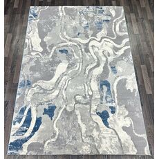 Ковер BOJNORD 0.8х1.5 D070B_D.GREY SHRINK / L.BLUE HEATSET Полиэстер Турция, фото 