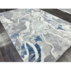 Ковер BOJNORD 2х3 D070B_D.GREY SHRINK / L.BLUE HEATSET Полиэстер Турция, фото , изображение 2