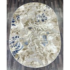 Ковер SEMNAN 1.6х2.3 D070B_CREAM SHIRINK / BLUE FDY Полиэстер Турция, фото , изображение 6