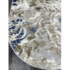 Ковер SEMNAN 2х3 D070B_CREAM SHIRINK / BLUE FDY Полиэстер Турция, фото , изображение 9