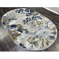 Ковер SEMNAN 1.6х2.3 D094A_D GREY SHIRINK / BLUE FDY Полиэстер Турция, фото , изображение 7