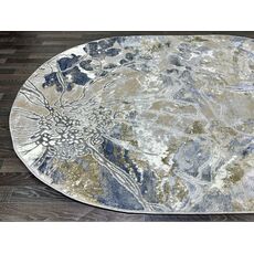 Ковер SEMNAN 1.6х2.3 D094A_D GREY SHIRINK / BLUE FDY Полиэстер Турция, фото , изображение 10
