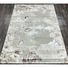 Ковер LUNA 1.6х2.3 L115A_CREAM SHRINK/BROWN FDY Heat Set, Полиэстер Турция, фото , изображение 2