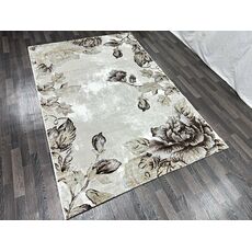 Ковер LUNA 1.6х2.3 L115A_CREAM SHRINK/BROWN FDY Heat Set, Полиэстер Турция, фото , изображение 3