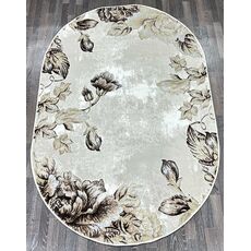Ковер LUNA 1.6х2.3 L115A_CREAM SHRINK/BROWN FDY Heat Set, Полиэстер Турция, фото , изображение 6