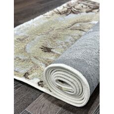 Ковер LUNA 1.6х2.3 L115A_CREAM SHRINK/BROWN FDY Heat Set, Полиэстер Турция, фото , изображение 17