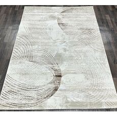 Ковер LUNA 1.6х2.3 L119A_CREAM SHRINK/BROWN FDY Heat Set, Полиэстер Турция, фото , изображение 2