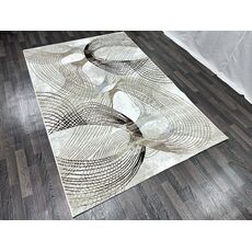 Ковер LUNA 1.6х2.3 L119A_CREAM SHRINK/BROWN FDY Heat Set, Полиэстер Турция, фото , изображение 3