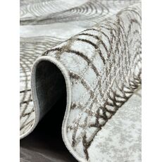 Ковер LUNA 1.6х2.3 L119A_CREAM SHRINK/BROWN FDY Heat Set, Полиэстер Турция, фото , изображение 11