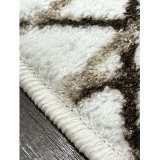 Ковер LUNA 1.6х2.3 L119A_CREAM SHRINK/BROWN FDY Heat Set, Полиэстер Турция, фото , изображение 15