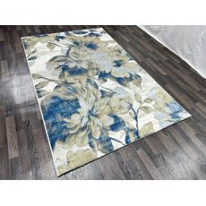 Ковер GILAN 2х3 L137A_CREAM SHRINK / BLUE FDY Полиэстер Турция, фото , изображение 3