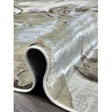 Ковер GILAN 1.5х2.3 L137A_CREAM SHRINK / BROWN FDY Полиэстер Турция, фото , изображение 11